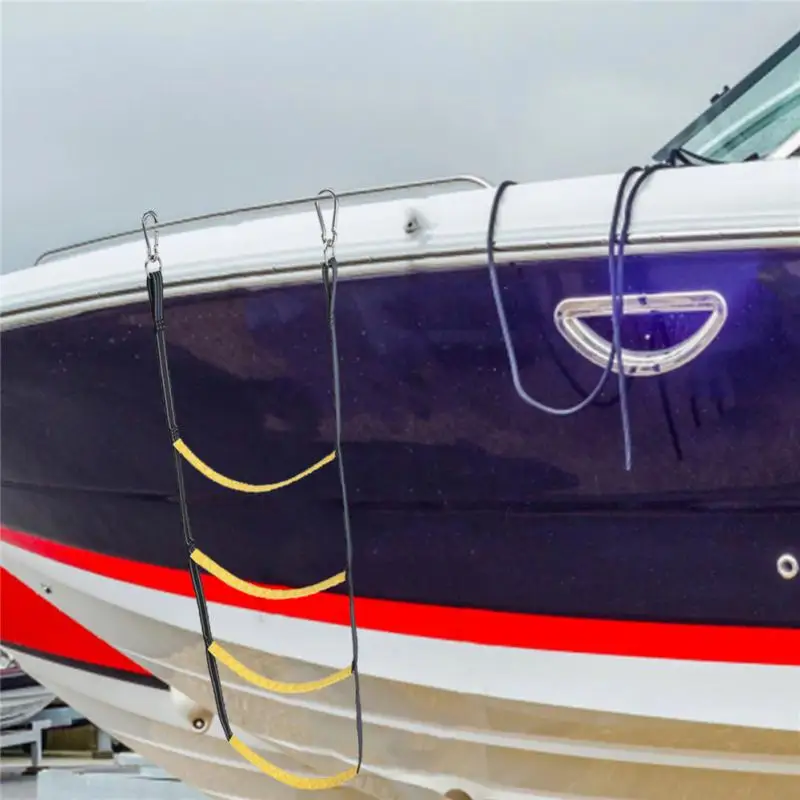 

Портативная надувная лодка, лестница для посадки, оборудование для Вейкборда и яхты, подходит для байдарки, моторной лодки, складной штатив Canoein