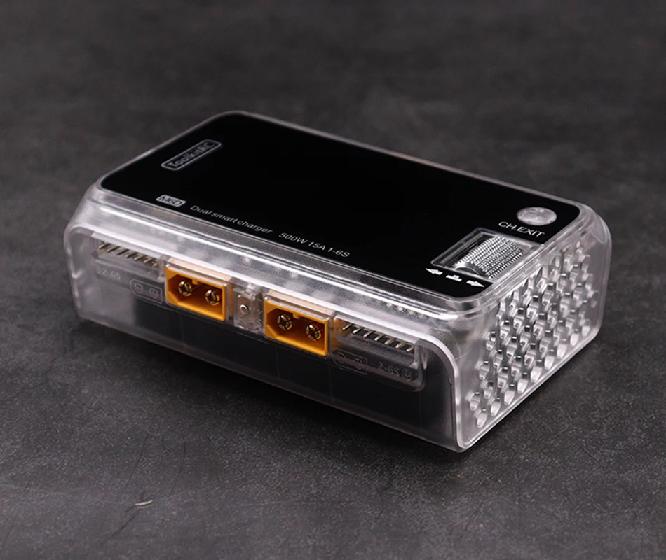 ToolkitRC M6D 500W 15A 6S DC Dual Channel Transparent