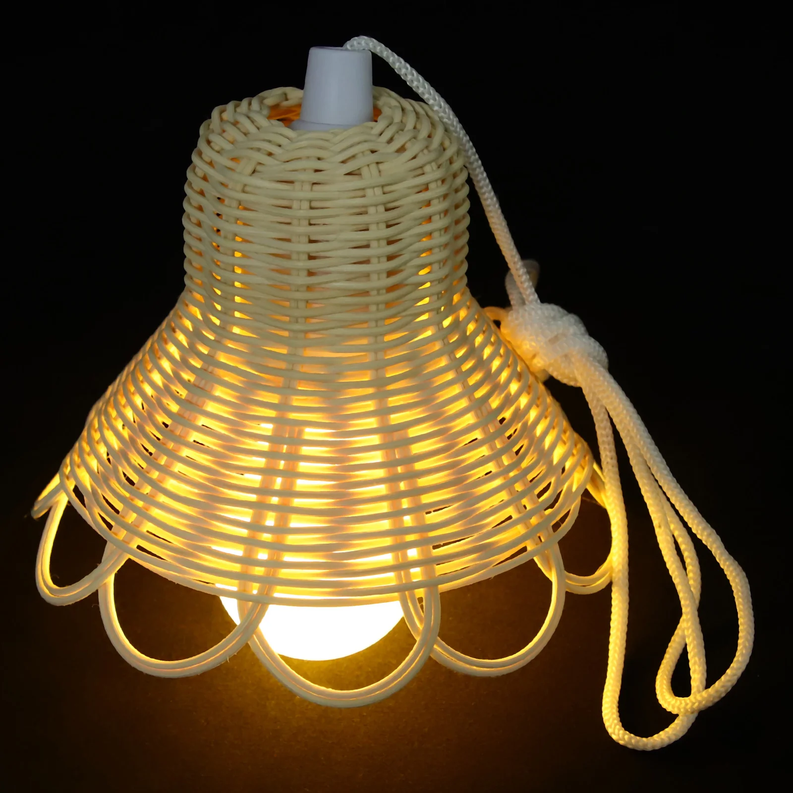 

Rattan Pendant Light Fixture Kitchen Lights Ceiling Hanging Decorate Lamp Chandelier