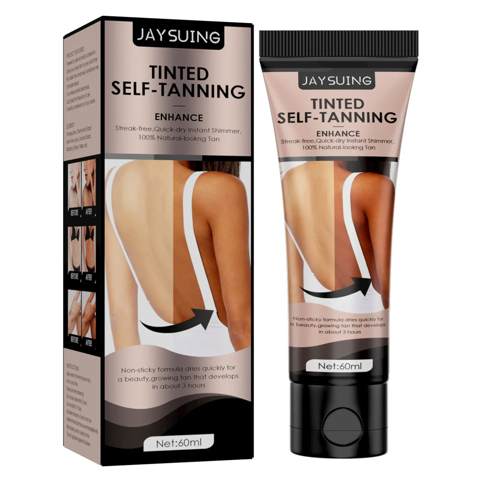 

Self Tanner Tanning Cream Fair To Medium Fake Tan Self Tanning Mousse For BodyMedium To Dark Self Tan Sunless Tanner For A