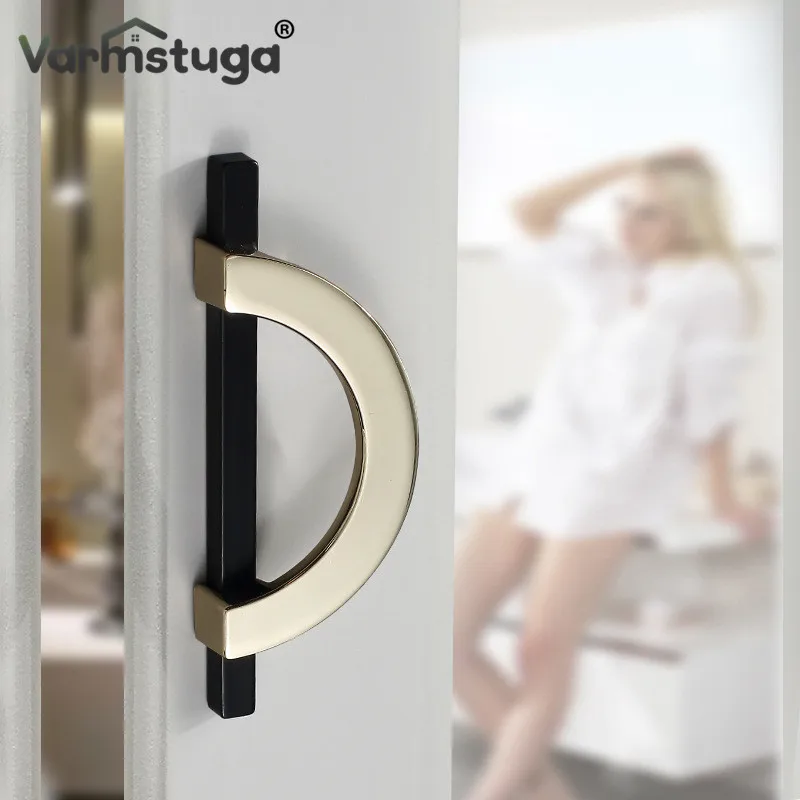 Роскошные белые дверные ручки VARMSTUGA для шкафа ящики из цинкового сплава 96 мм