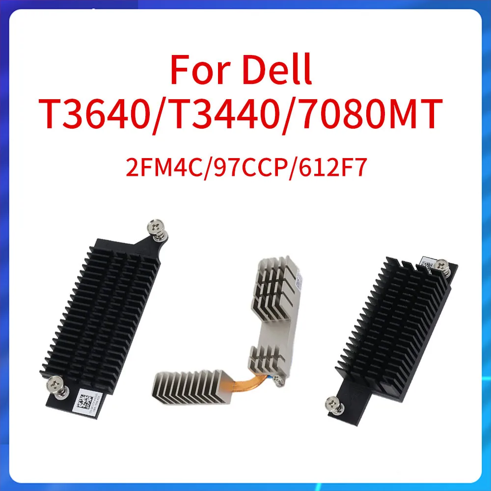 New Original for Dell T3640 3440 7080MT 8940MT VR Heat Sink 2FM4C 97CCP 612F7 VR Voltage Regulator VRM Heatsink Thermal Module
