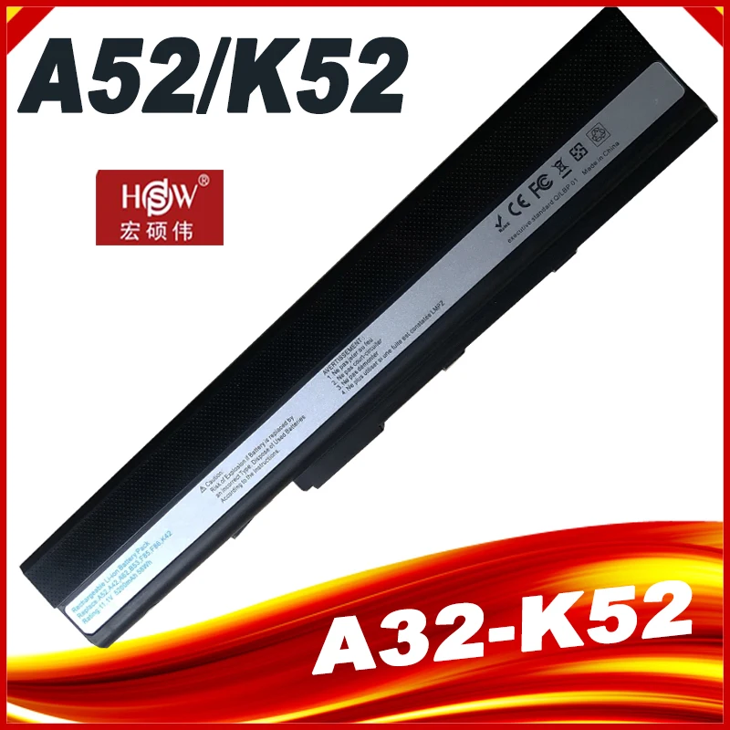 

A32-K52 Laptop Battery for Asus A52 A52F A52J K42 K42F K42JB K42JK K42JR K42JV K52JB K52 K52F K52 K52JC K52JE K52JK A52JB A52JK
