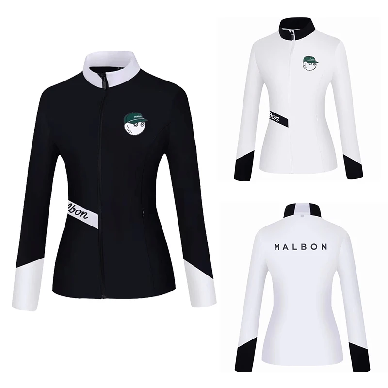 

Women's Summer Golf Korean 23 New Slim Fit Lightweight Sun Wind and Rain Proof Long Sleeve Shirt Apparel