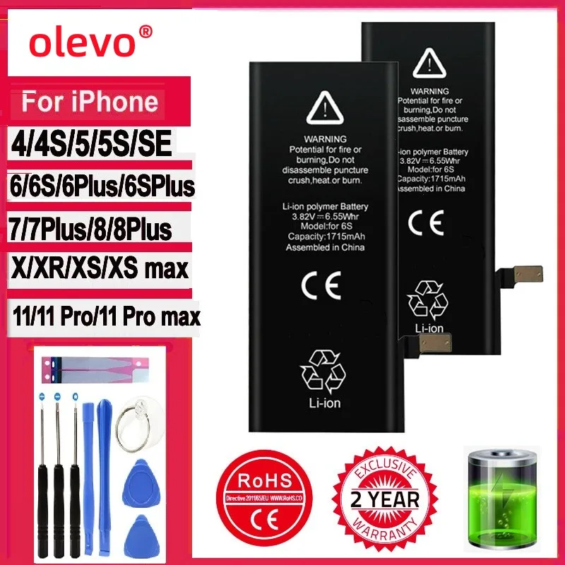 

Аккумулятор для IPhone 6S X XR XS 11 Pro Max 8 SE 5 5S 6 iphone 7 plus
