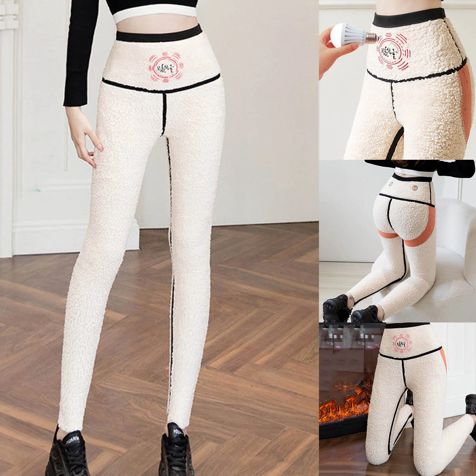 

Constant Temperature Autumn And Winter Shark Pants Women Warm Energy h Pants Self Heating Thermal Underwear Set Women