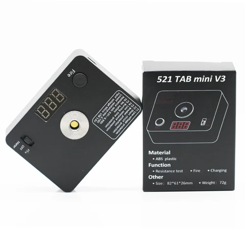 521 TAB Мини-тестер сопротивления спирали  V3 Ом