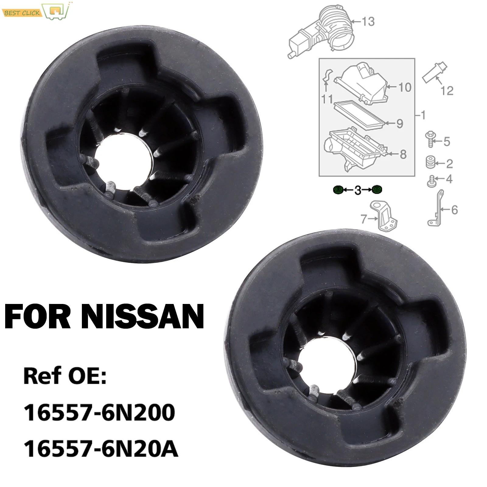 

2X для Nissan ALTIMA ПРИМЕЧАНИЕ MICRA MARCH ELGRAND JUKE PATHFINDER очиститель воздухозаборника корпус фильтра коробка резиновое крепление буферная подушка