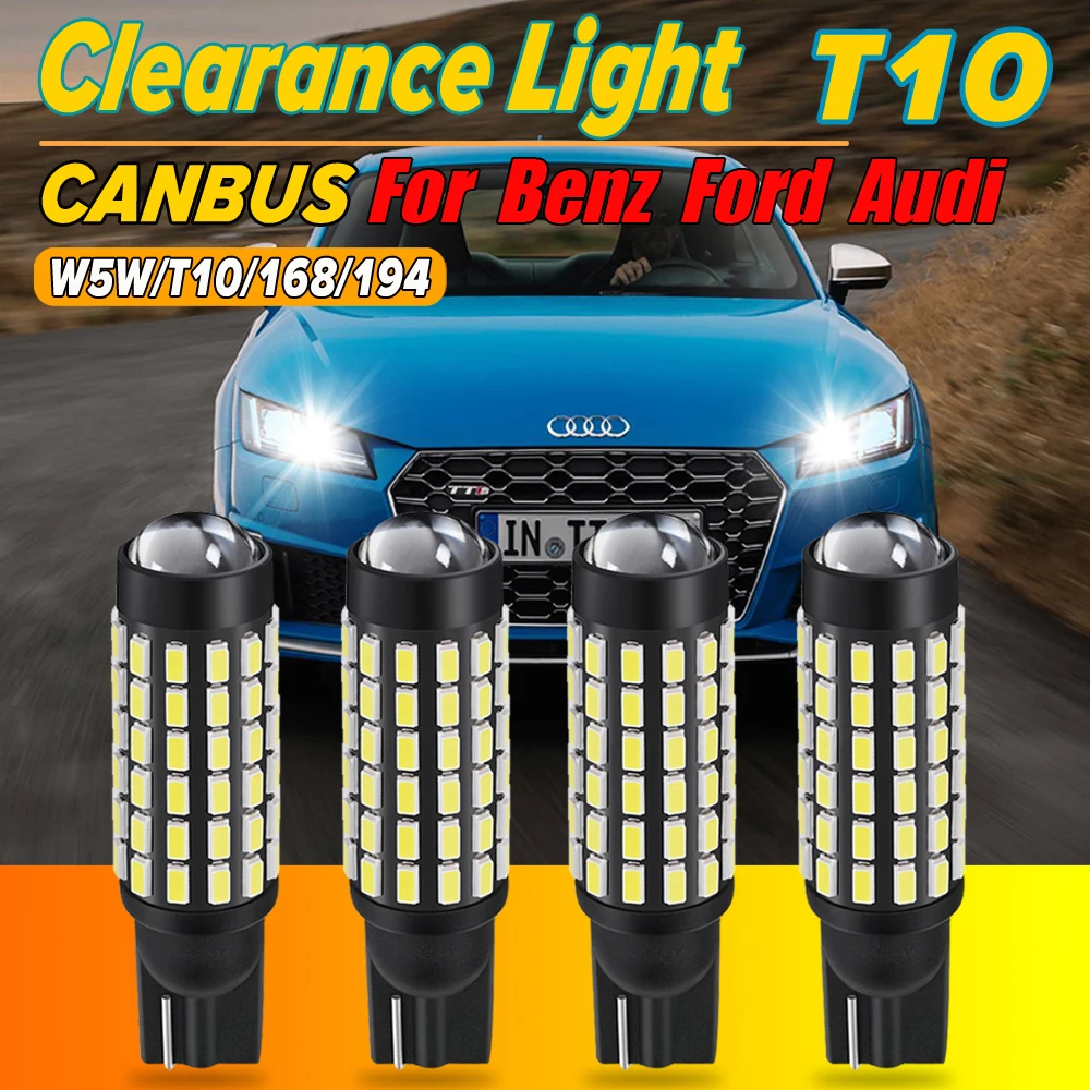 

Светодиодная лампа T10 W5W для салона автомобиля, 12 В, 194, 168, 6000 К