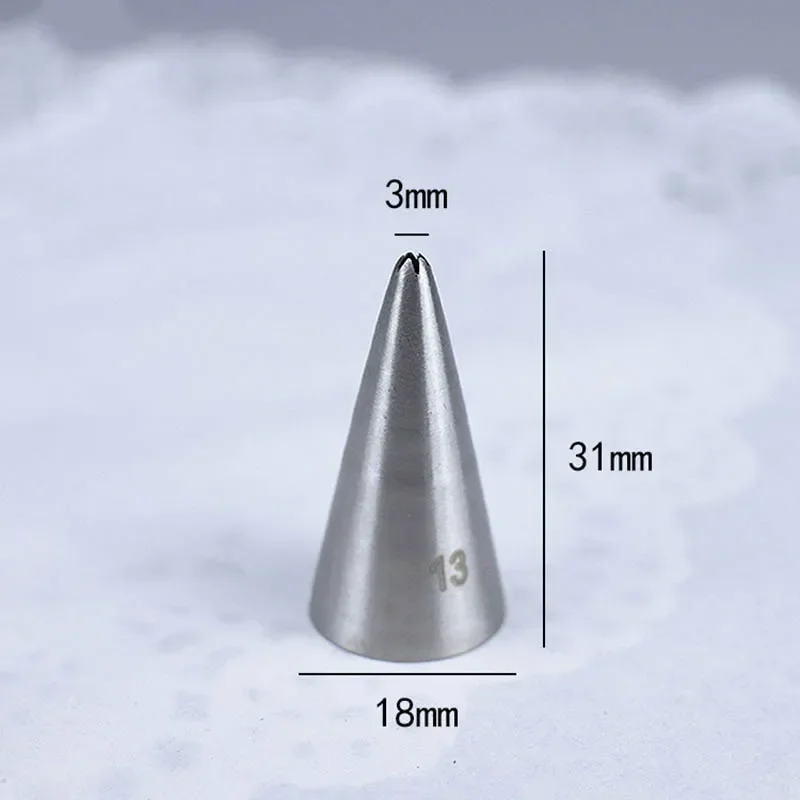 

Насадка для крема #13 открытая звезда из нержавеющей стали