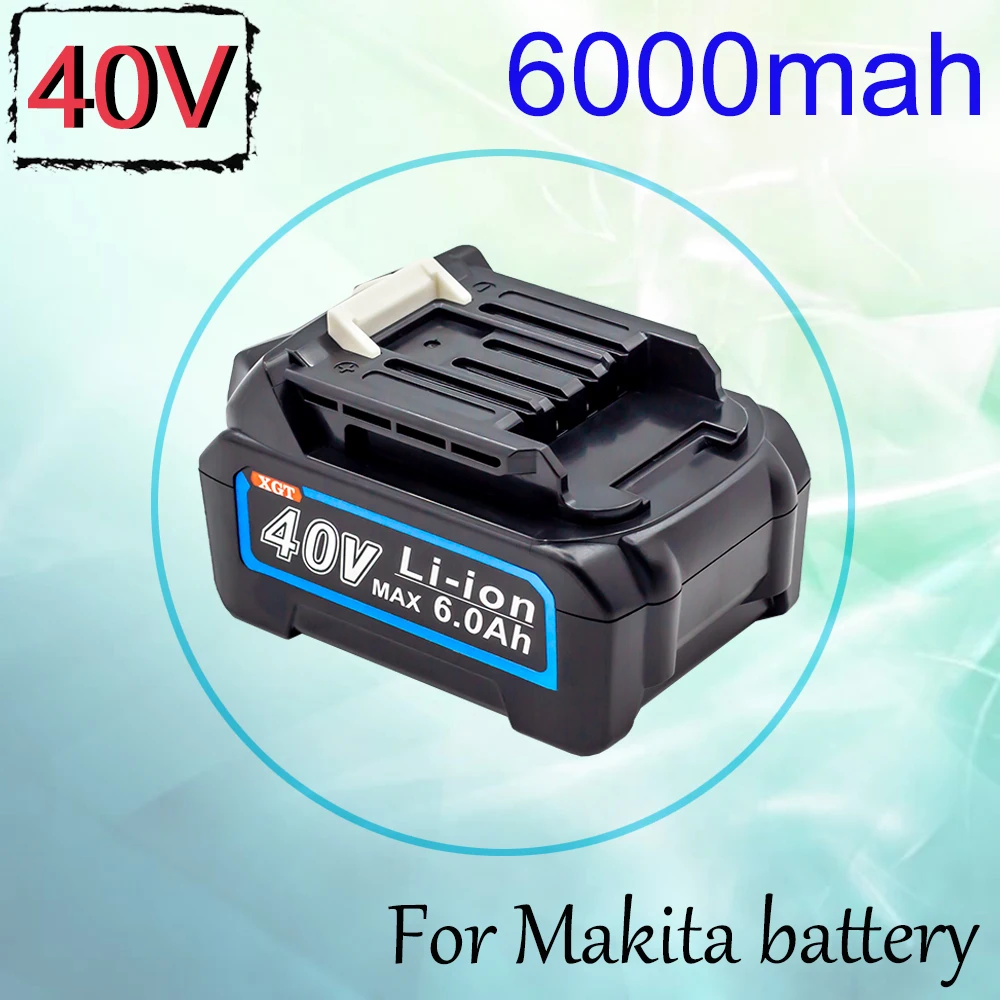 

Factory New BL4025 BL4030 40V Max XGT 6.0 Ah 6000mah Lithium-Ion Battery for Makita 40V Max XGT Power Tools for BL4040 BL4050F