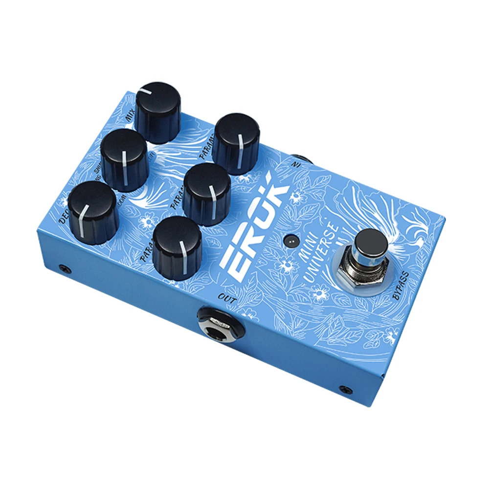 EROK мини Вселенная цифровая педаль реверберации 9 комната