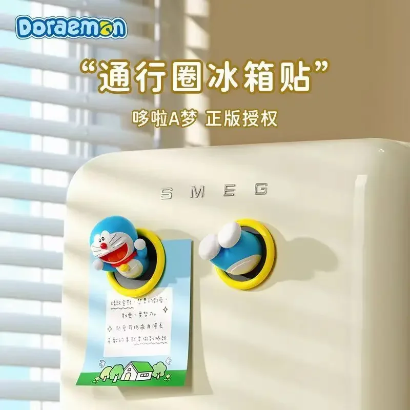 Doraemon креативный круг прохода водостойкий магнит на холодильник аниме персонаж