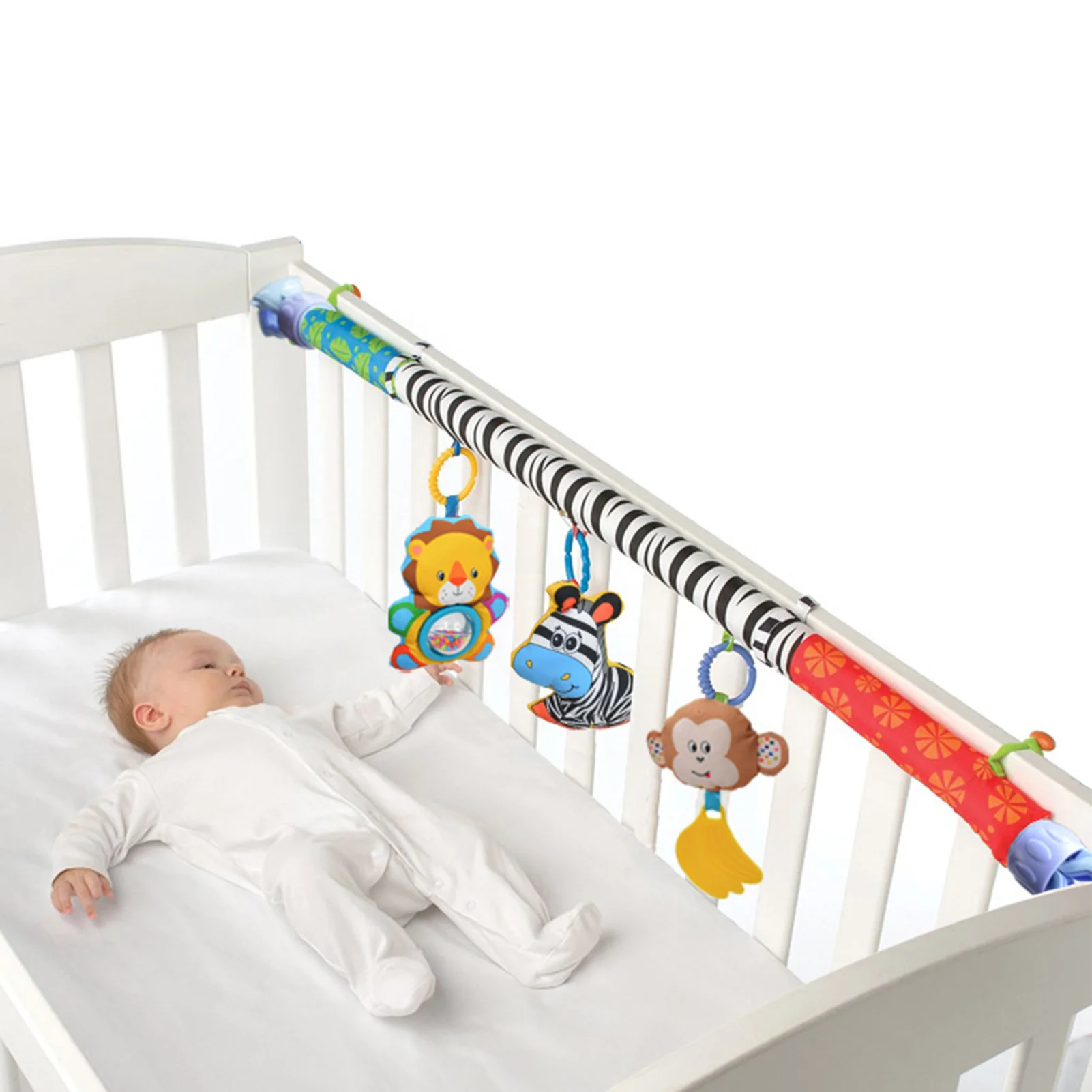 

Baby Stroller Arch Toy Activity Arch With Fascinating Toys Ideal For Infants And Toddlers Stimulates Baby’S Senses And Motor