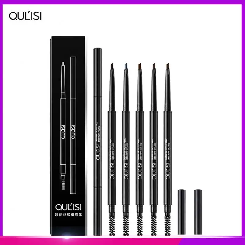 

Very Thin Eyebrow Pencil Double-headed Natural Long Lasting Easy Ware Eyebrow Pen Waterproof Long-lasting 5 Colors Waterproof