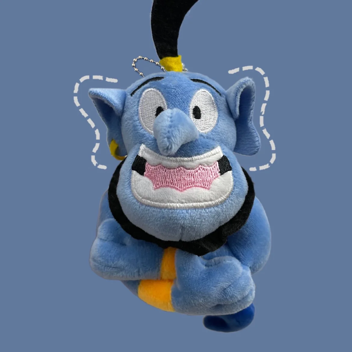 

Disney Aladdin Lamp Genie Cute Plush Doll Kawaii Soft Stuffed Toy Schoolbag Pendant Fluffy Key Chain 17Cm Children Holiday Gifts