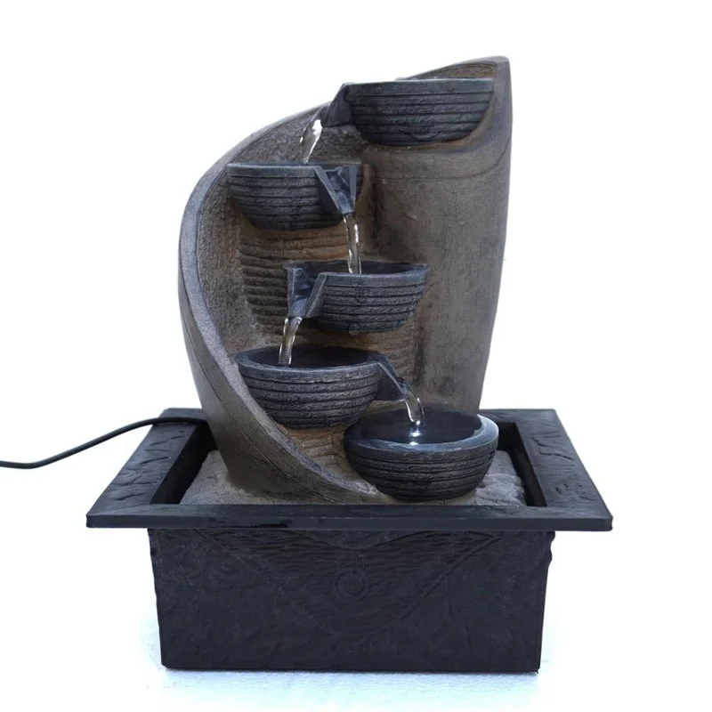

High-End Retro Elegant Modern Interior Water Fountain Home Decoration Items for Office and Home Use Gifts