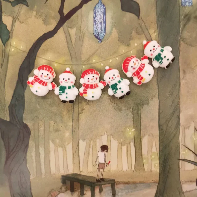 10 шт. миниатюрные украшения Снежный человек