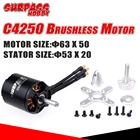 SURPASS HOBBY 2 шт. C4250 бесщеточный двигатель 600KV 800KV 70A для радиоуправляемой модели 3d неподвижного дрона DYS самолета вертолета Fpv