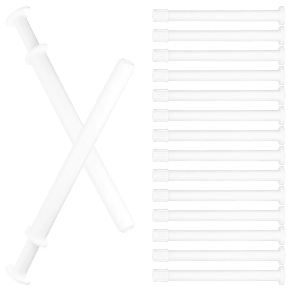 

50 шт, Lube, частный усилитель, женский, 15x2 см, белый пластиковый препарат