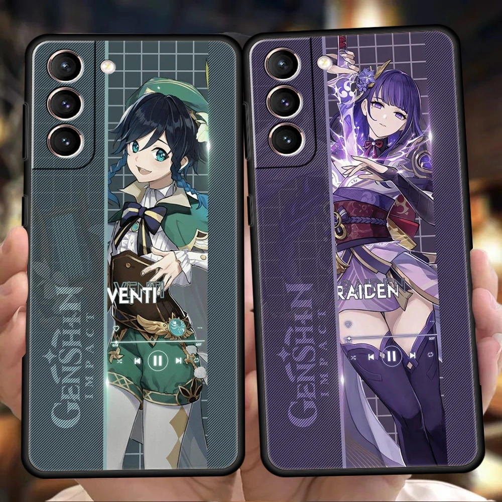 

Anime Genshin Impact Phone Case For Samsung Galaxy S23 S22 S20 S21 FE Note 20 10 Ultra S10 S10E M21 M22 M31 M32 Plus 5G Cover