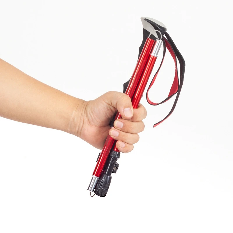 

Trekking Pole Ultra-Light Ultra-Short Telescopic Outdoor Cane Hiking Stick 5-Section Hiking Stick