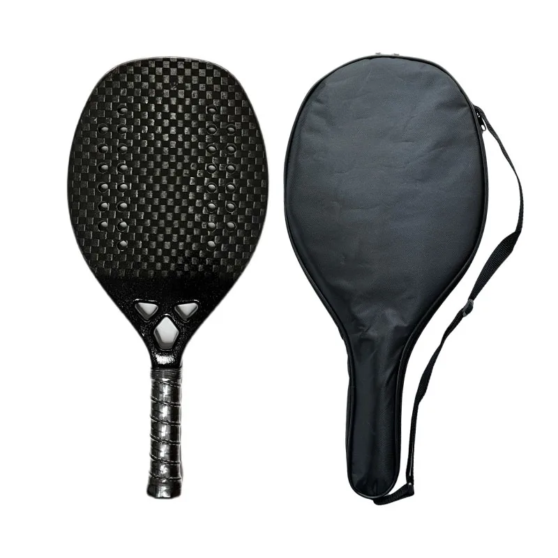 In Stock 12K/18K Beach Tennis Racket Camewin Full Carbon Fiber Rough Surface With Cover Bag Send One Overglue Gift High Quality