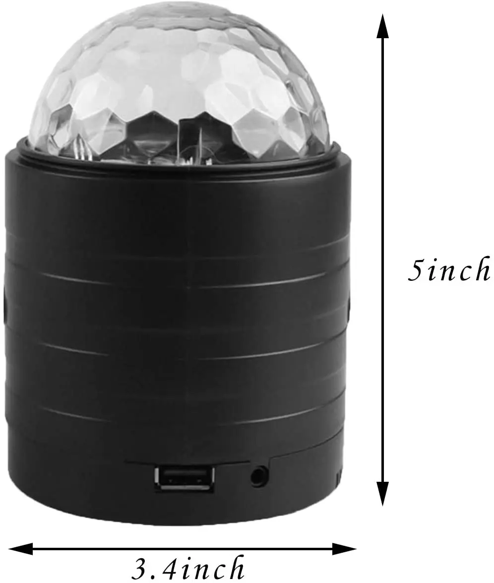 Диско-шар для вечерние диско-проектор лазерный музыкальный звуковой контроллер