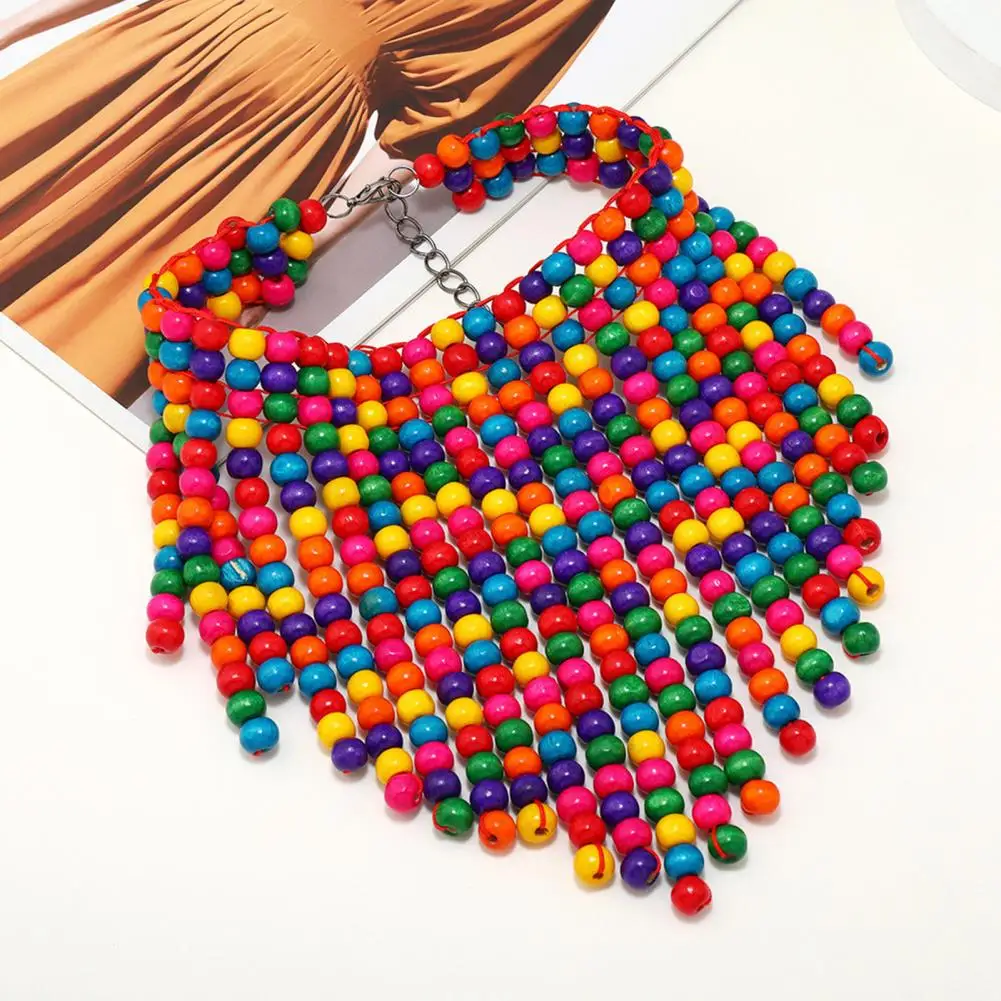 Привлекательное Женское Ожерелье прочное ожерелье ручной работы в стиле бохо с