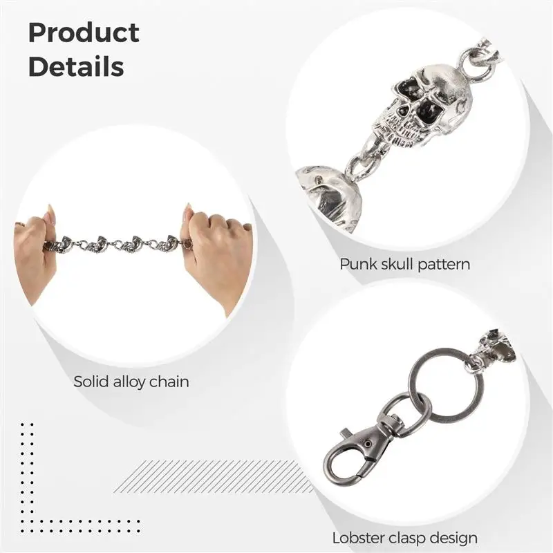 2 шт. искусственные цепи для мужской одежды