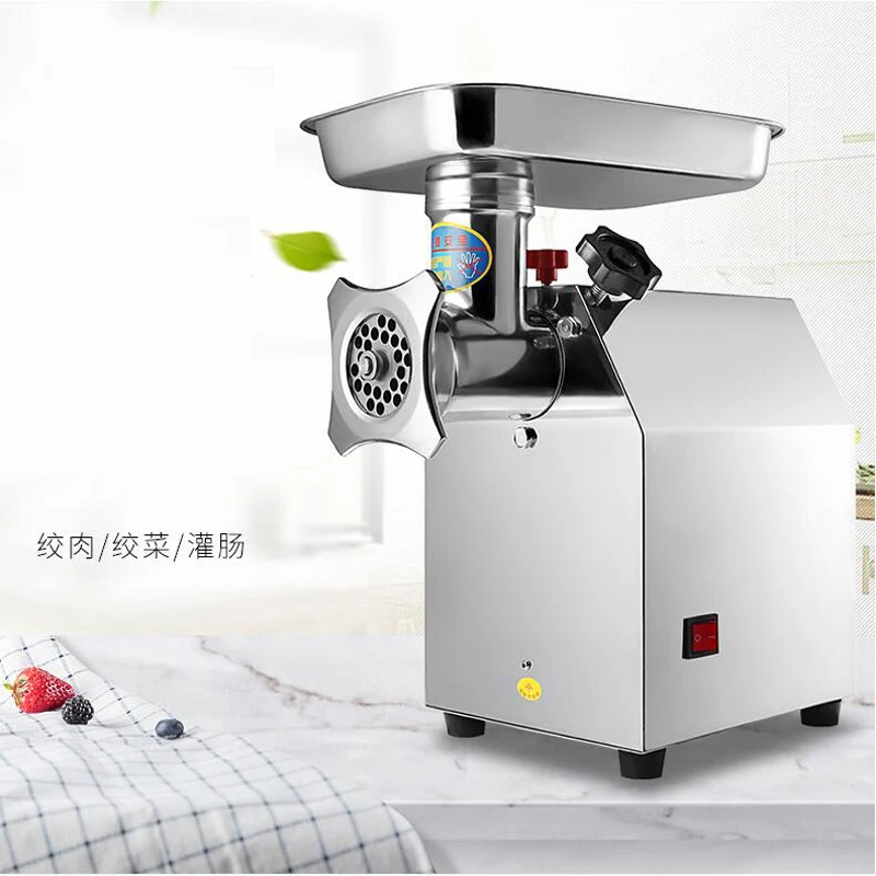 

Commercial Meat Grinder Household Mincer Electric Sausage Machine 850W 220V Stainless Steel Fully Automatic Food Processor