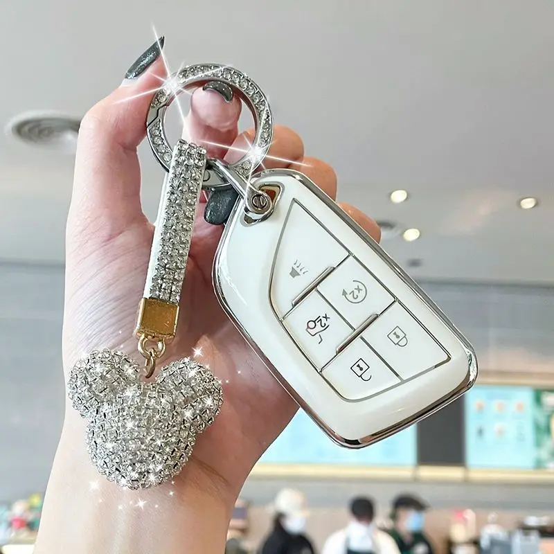 

Tpu Car Key Case Cover For Cadillac ATS-L XTS XT5 CTS CT6 CT4 CT5 CT4-V C8 ATS 28T SRX Escalade
