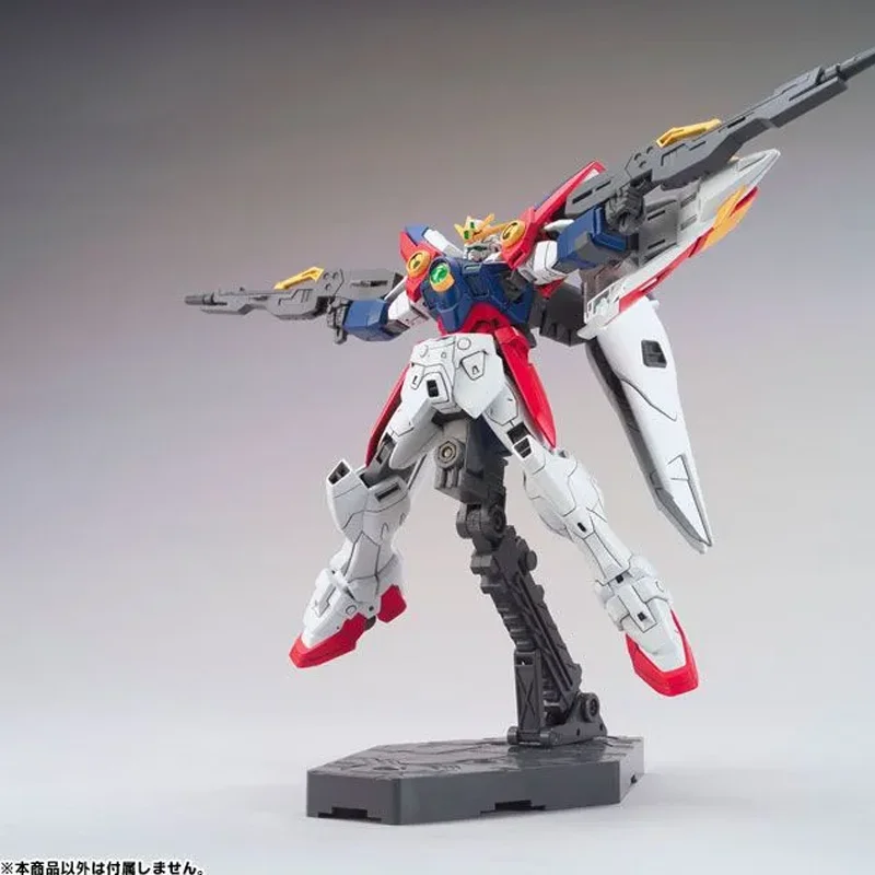 Фото Оригинальный сборный набор Bandai Gunpla HG 1/144 W XXXG-00W0 Wing Zero, коллекционная модель, подарок на Рождество №3