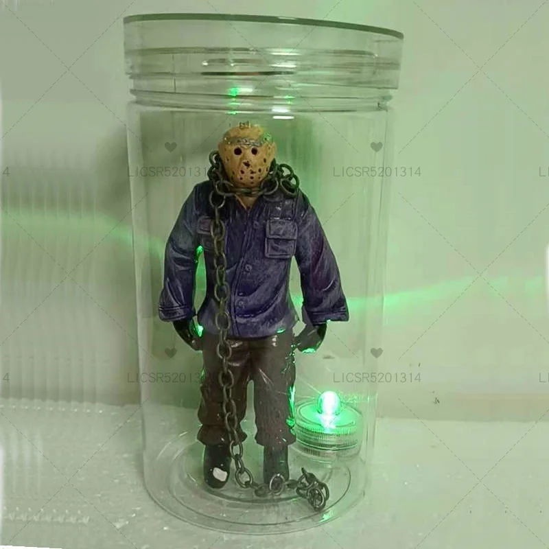 

Friday The 13th Jason Voorhees Collector Water Lamp Part 6 Jason Lives Final Display Halloween Horror Movie Souvenir Decoration