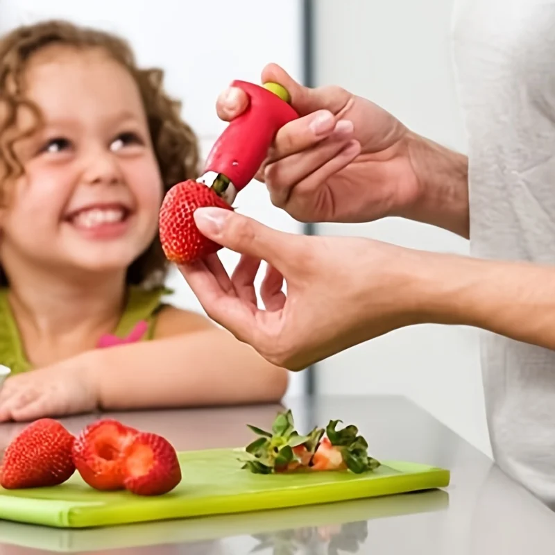 

1 шт., инструмент для удаления листьев клубники и ягод