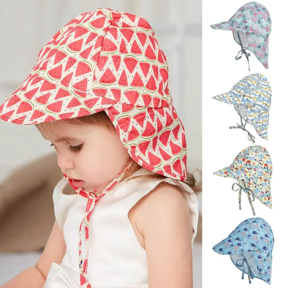 

Summer Casual Quick-Dry Cartoon Outdoor Hat Children Sun Hats Kids Beach Hat Cotton