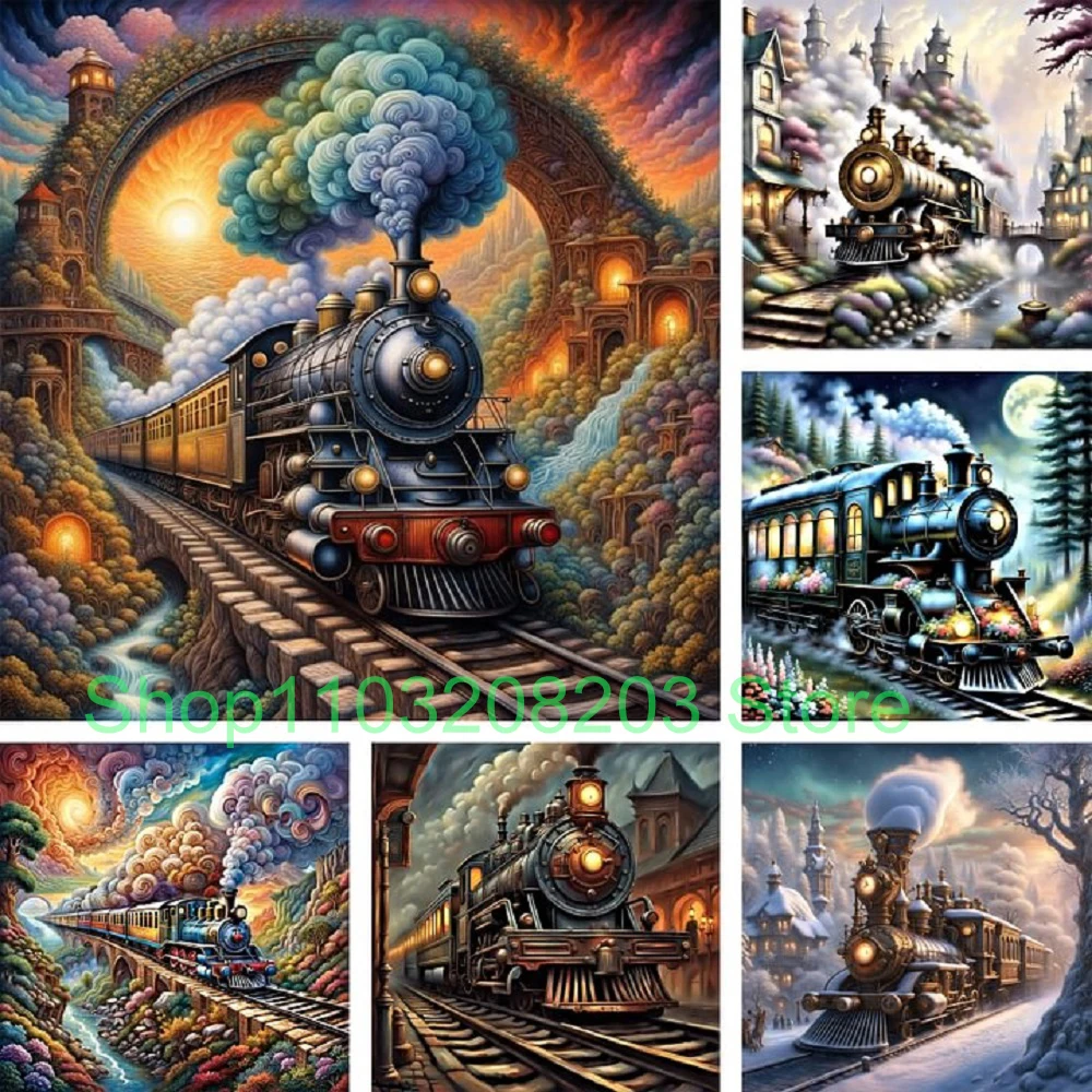 Алмазная живопись сделай сам новинка 2024 Набор для вышивки крестиком картина в