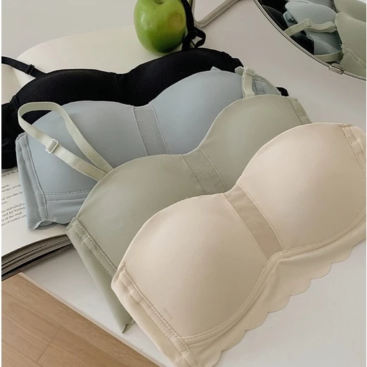 

New Seamless Comfortable Underwear Women Strapless Girls Fashion Push-Up Bra