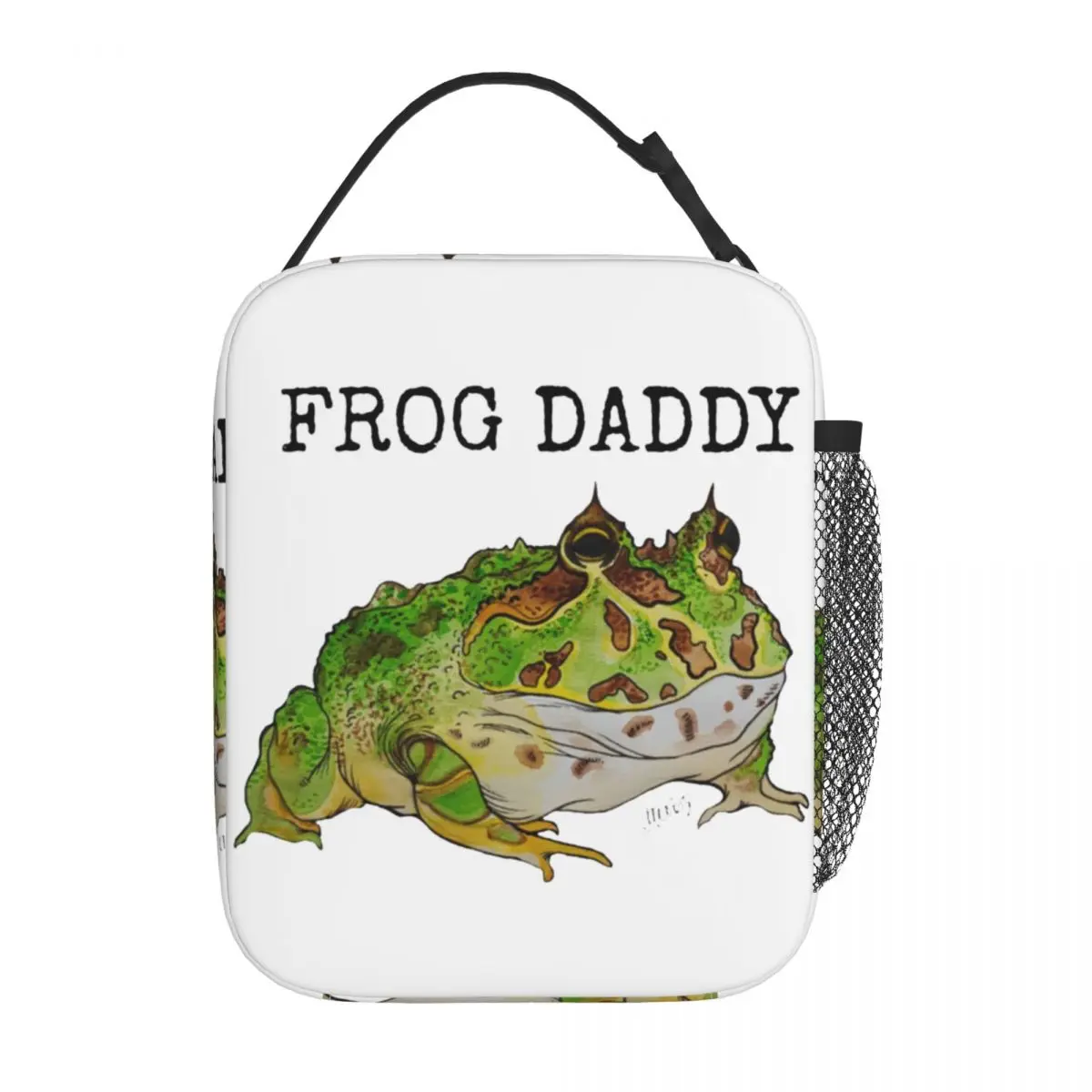 

Insulated Lunch Bags Pacman Frog Daddy Product Horned Frogs Lunch Food Box Causal Cooler Thermal Bento Box For Office