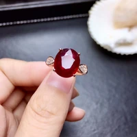 natural new 1012mm burning pigeon blood ruby gemstone fashion ring for women real 925 sterling silver fine jewelry