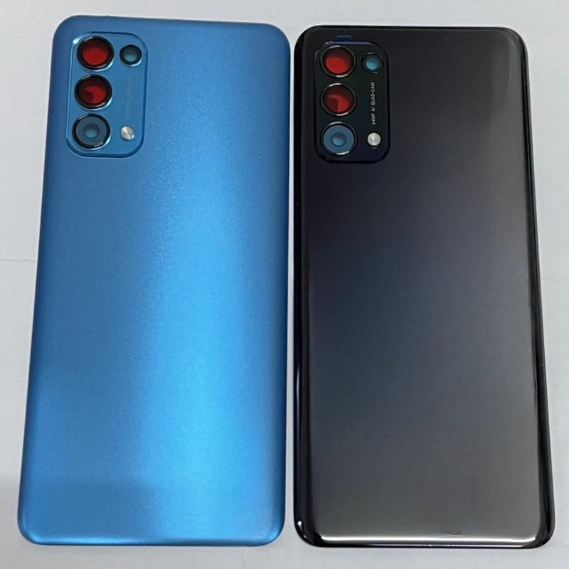 Фото Новое заднее стекло для Oppo Find X3 lite CPH2145, задняя крышка батарейного отсека, задняя крышка корпуса, фотоэлемент с клеем №4