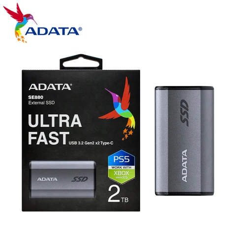 ADATA ELITE SE880 Внешний SSD 500 ГБ/1 ТБ/2 ТБ/4 ТБ