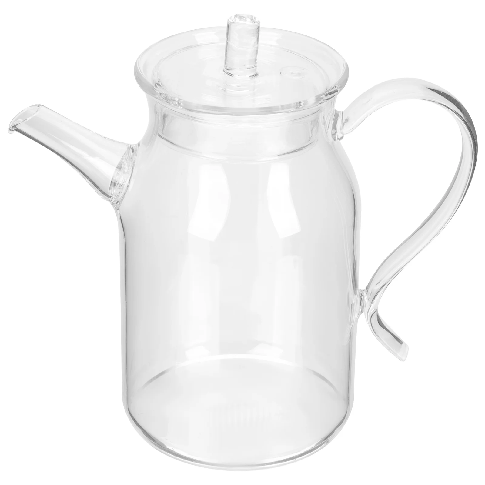

Glass Tea Pitcher Water Kettle Potteapot Beverage Cold Ice Jug Pitchers Small Flower Clear Leaf Loose Decanterstovetop Brewing