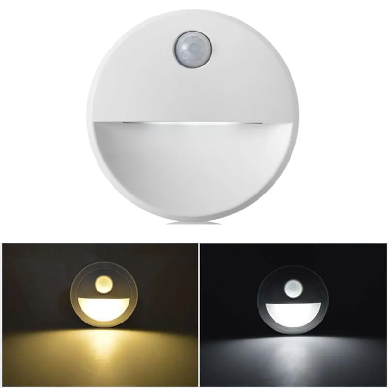 

LED Night Light PIR Motion Sensor Wall Ceiling Cabinet Light Corridor Lighting For Wardrobe Bedroom Kitchen Washroom Lighting