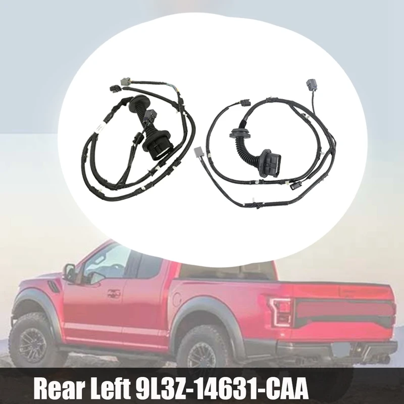 1 пара жгутов проводов задней двери кабины экипажа с питанием для Ford F-150 2009-2014