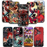 marvel avengers phone cases for iphone 11 12 pro max 6s 7 8 plus xs max 12 13 mini x xr se 2020 soft tpu funda