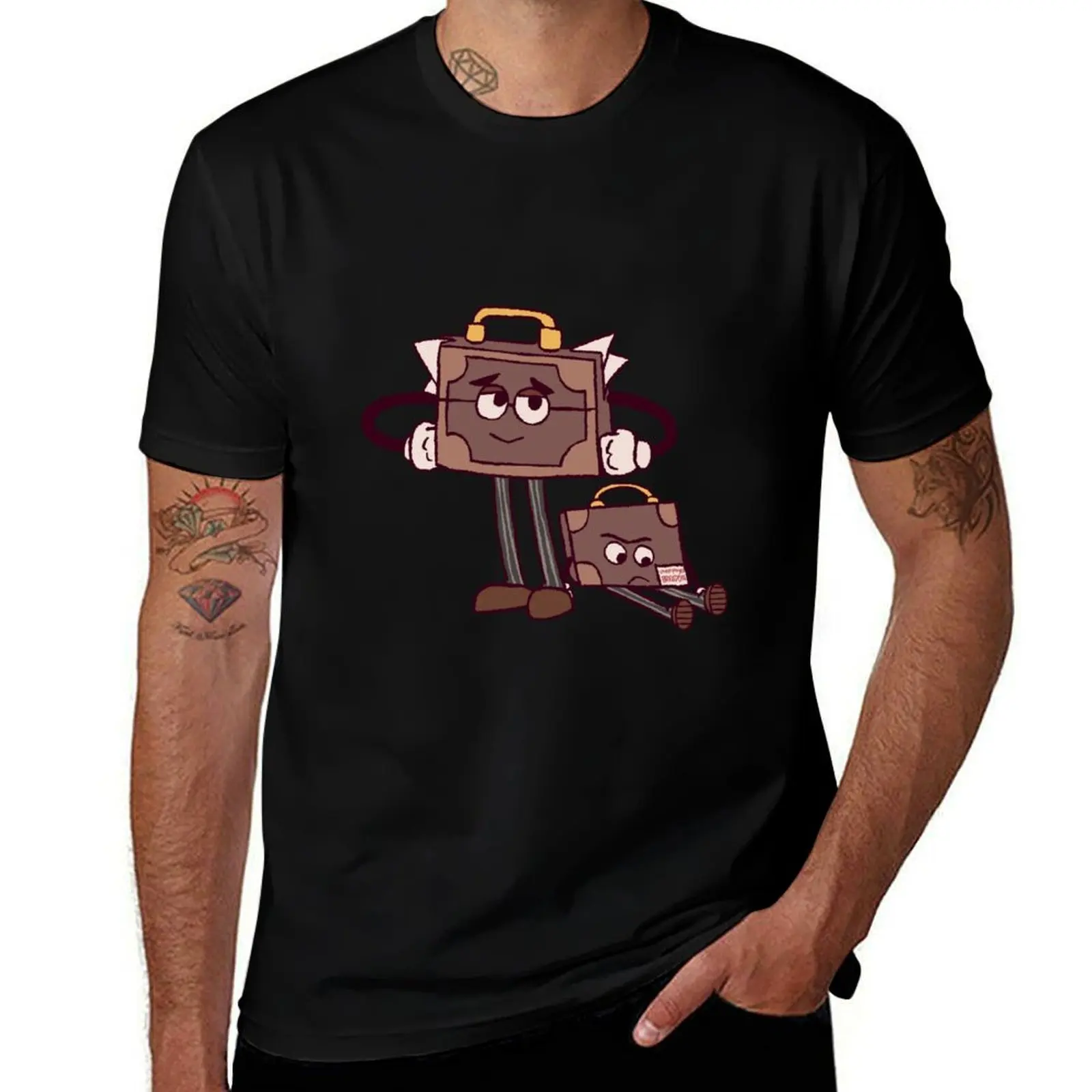 Фото DHMIS - Футболка Standard Fit Solid Tee Shirt с принтом 