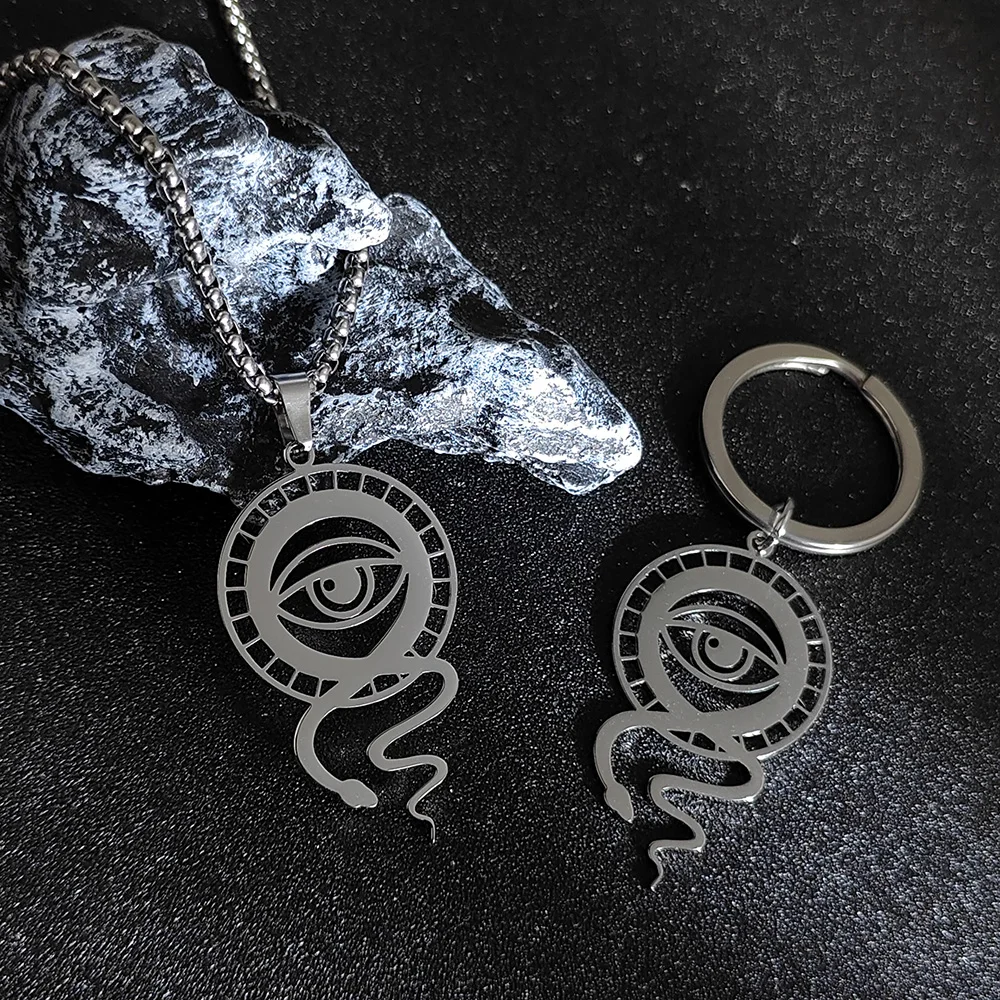 Женский ювелирный комплект из колье и серёг нержавеющей стали