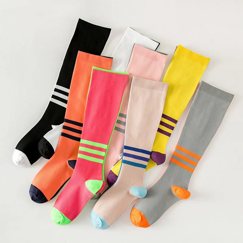 Asymmetric Compression Socks Color Yuanyang Socks Leg Socks Pressure Hose Factory Running Exercise