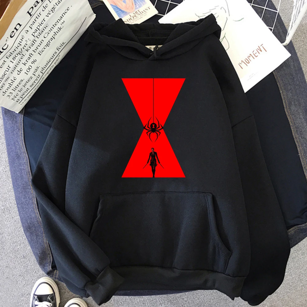 

hero Agents Superhero Men Hoodies Hip Hop Spider Black Widow Sweatshirt Casual Fashion Mens Hoodie Comfortable Basic Clothes